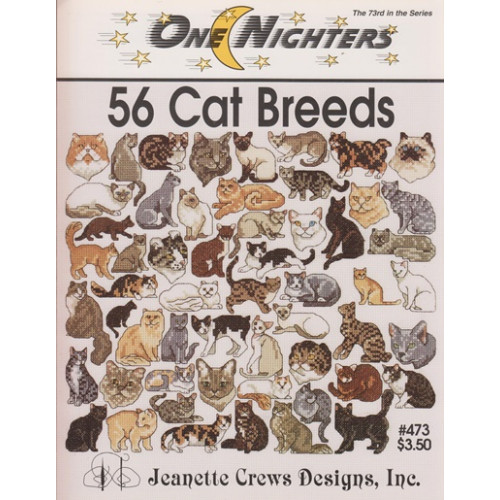 Kreuzstichvorlage 56 Cat Breeds (113TW)