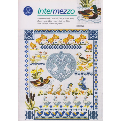 Kreuzstichvorlage Enten und Gänse (124TW)