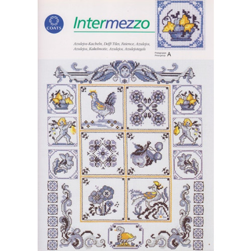 Kreuzstichvorlage Azulejos-Kacheln (162TW)