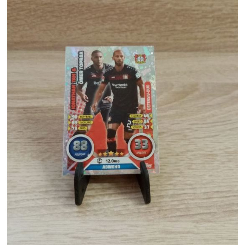 topps MATCH-ATTAX TCG- Holo-BAYER 04 LEVERKUSEN--Nr-630