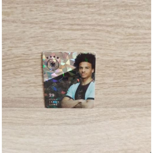Rewe WM 2018 DFB Sammelkarten Glitzer Nr. 29-Leroy Sane.