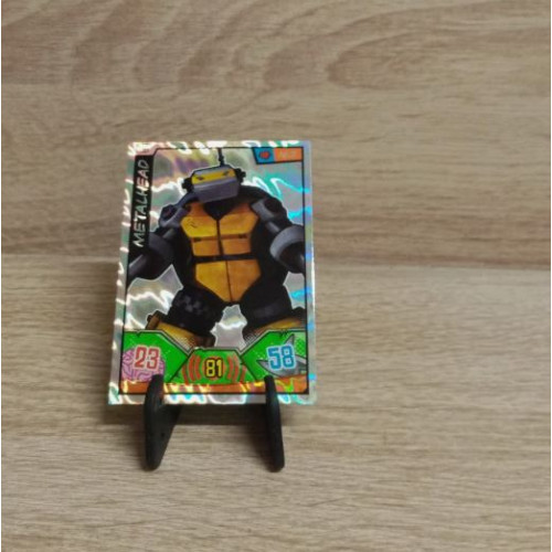 Panini-Turtles -Sammelkarte-Matallhead -Sammelkarte Nr-162 nicelodeon