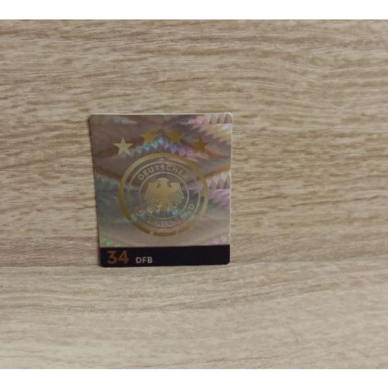 Rewe WM 2018 DFB Sammelkarten Glitzer Nr. 34 DFB.