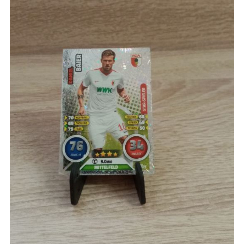 topps MATCH-ATTAX TCG- Holo-FC AUGSBURG--Nr-9