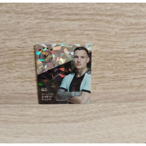 Rewe WM 2018 DFB Sammelkarten Glitzer Nr. 5 David Raum.