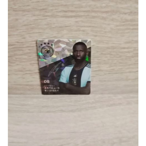 Rewe WM 2018 DFB Sammelkarten Glitzer Nr. 08-Antonio Rüdiger.