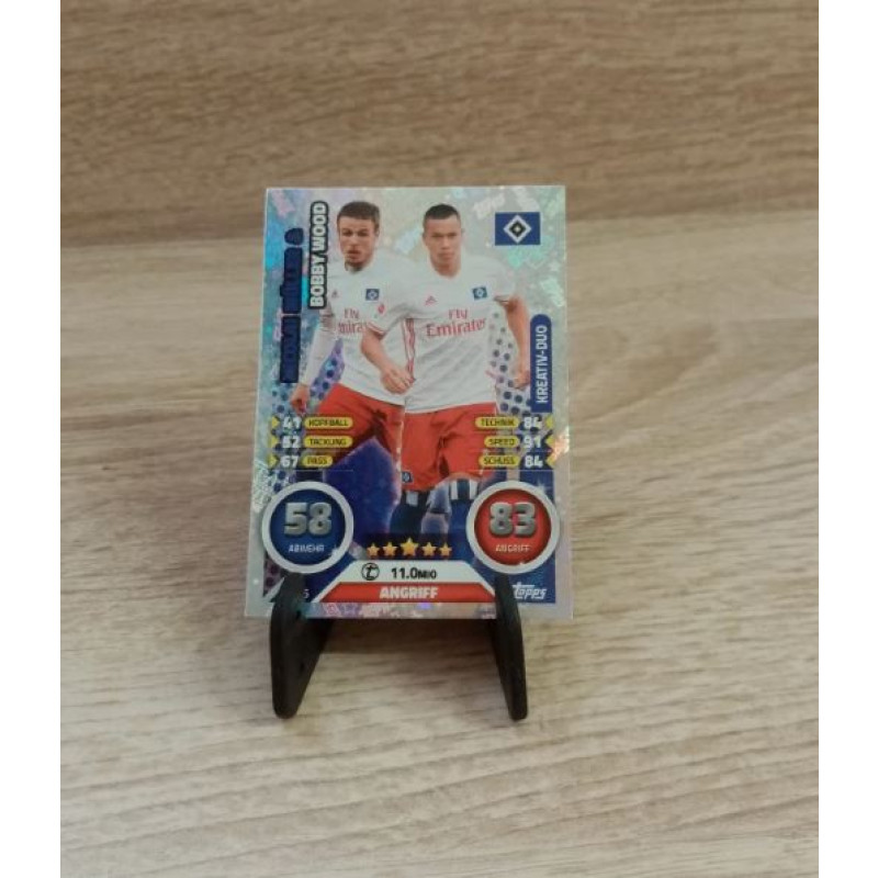 topps MATCH-ATTAX TCG- Holo-HAMBURGER SV--Nr-625