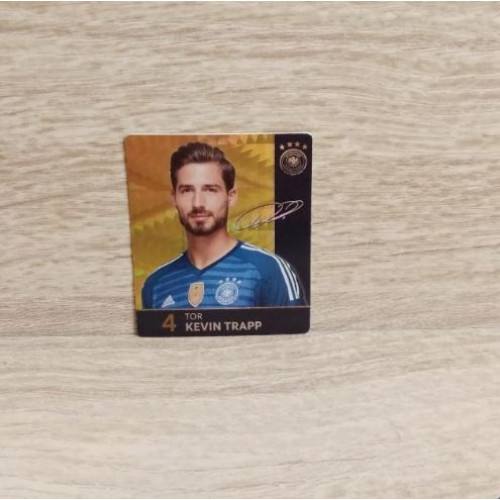 Rewe WM 2018 DFB Sammelkarten Glitzer Nr. 4 Kevin Trapp
