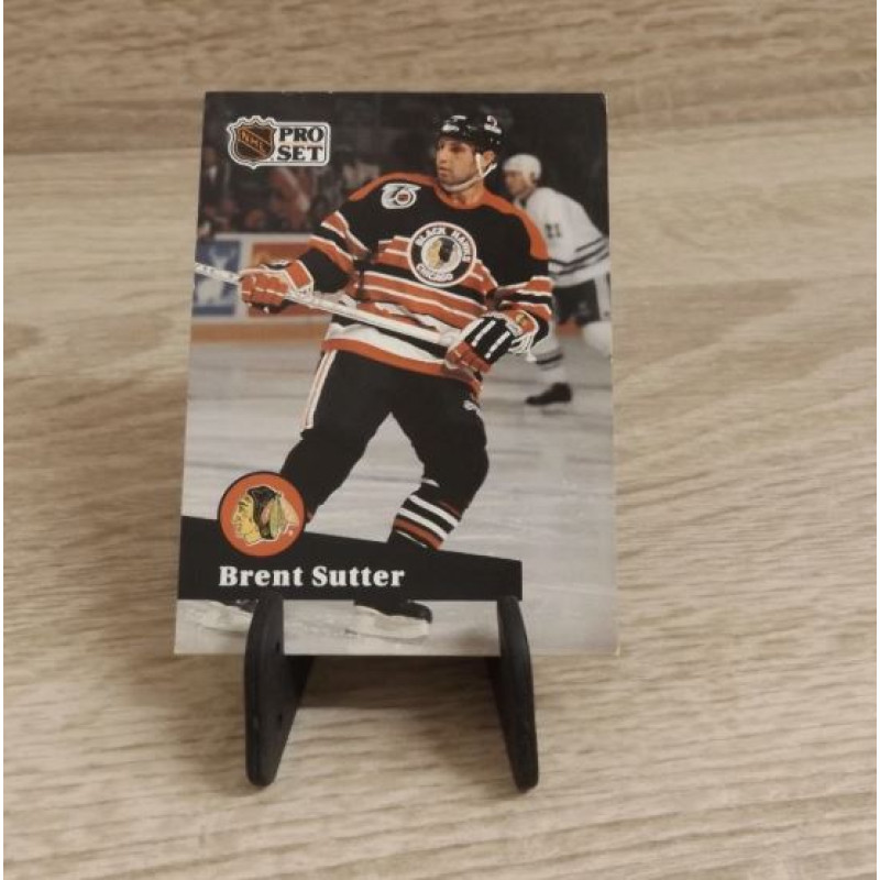 Pro-Set NHL 1991-Brent Sutter-Sammelkarte-Nr-374