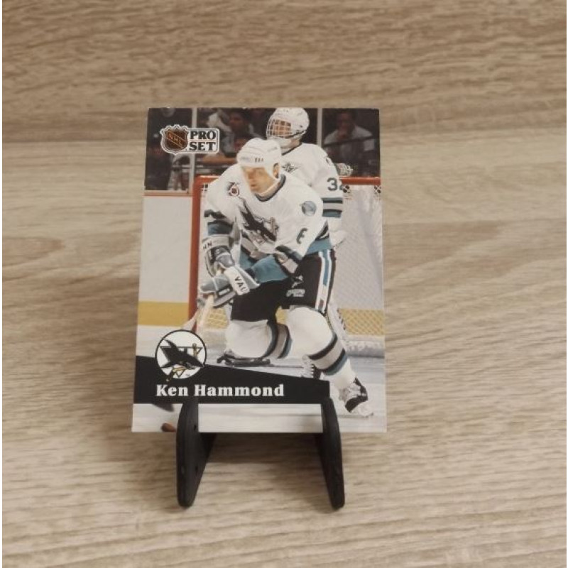 Pro-Set NHL 1991-Ken Hammond -Sammelkarte-Nr-484