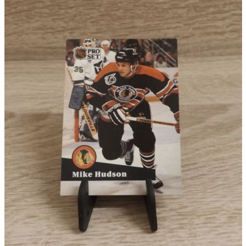 Pro-Set NHL 1991--Mike Hudson-Sammelkarte-Nr-369
