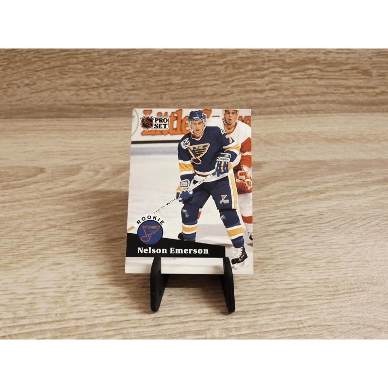Pro-Set NHL 1991,Sammelkarte-557-Nelson Emerson
