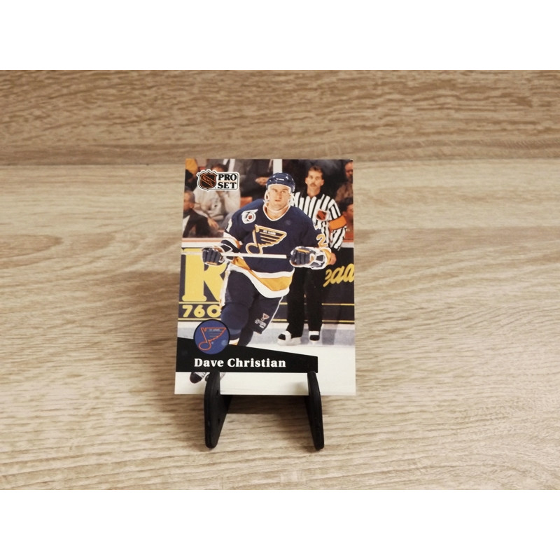 Pro-Set NHL 1991,Sammelkarte-471-Dave Christian