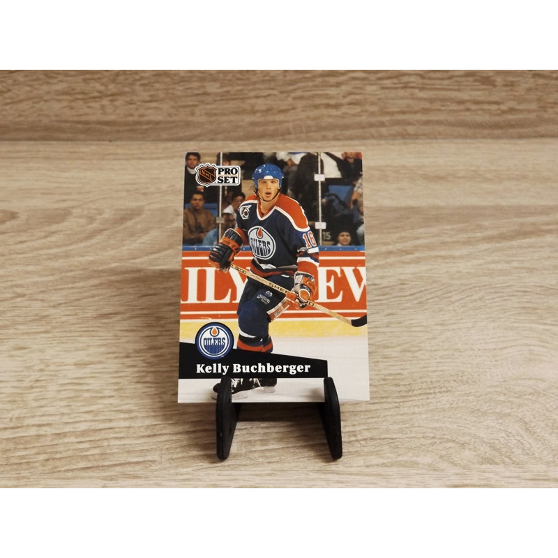 Pro-Set NHL 1991,Sammelkarte-385-Kelly Buchberger
