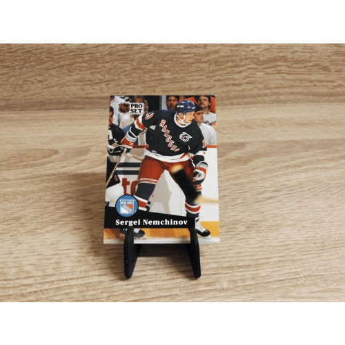 Pro-Set NHL 1991,Sammelkarte-441-Sergei Nemchinow