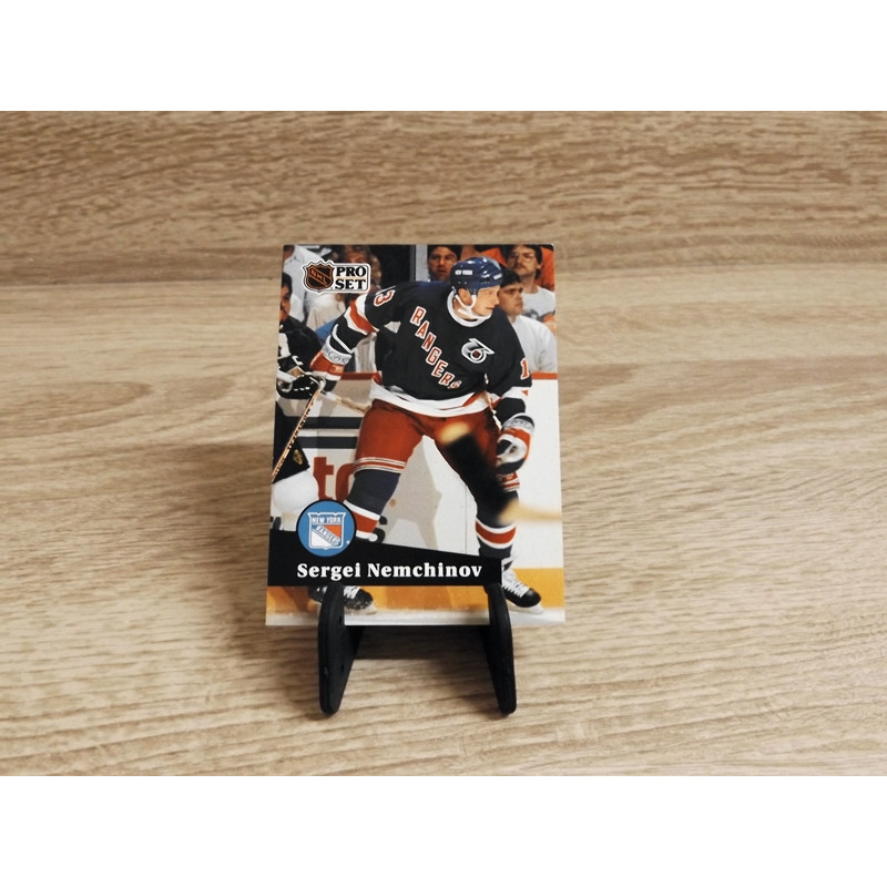 Pro-Set NHL 1991,Sammelkarte-441-Sergei Nemchinow