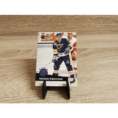 Pro-Set NHL 1991,Sammelkarte-557-Nelson Emerson