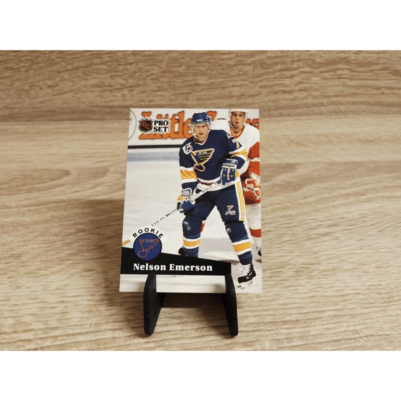 Pro-Set NHL 1991,Sammelkarte-557-Nelson Emerson