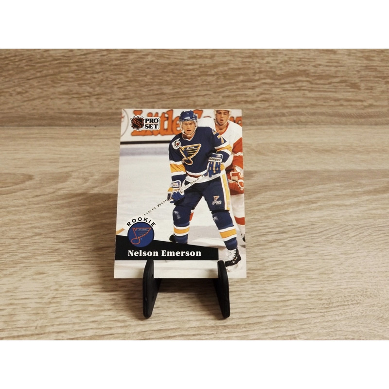 Pro-Set NHL 1991-Nelson Emerson-Sammelkarte-Nr-557