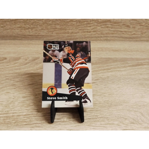 Pro-Set NHL 1991-Steve Smith-Sammelkarte-Nr-370