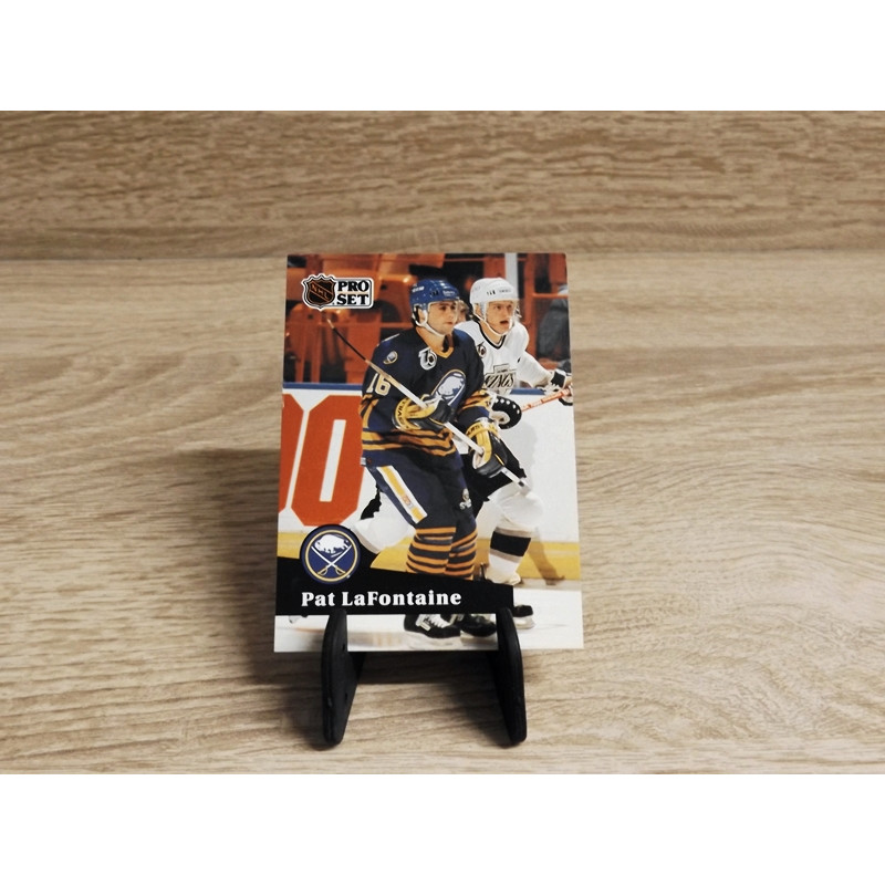 Pro-Set NHL 1991,Sammelkarte-358-Pat LaFontaine