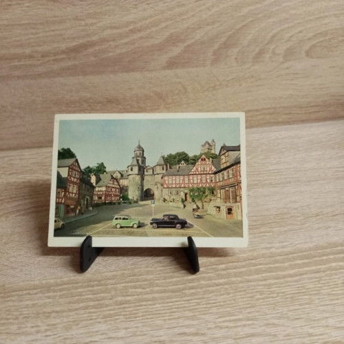 Ansichtskarte-DE-88-Braunfels an der Lahn-Marktplatz.