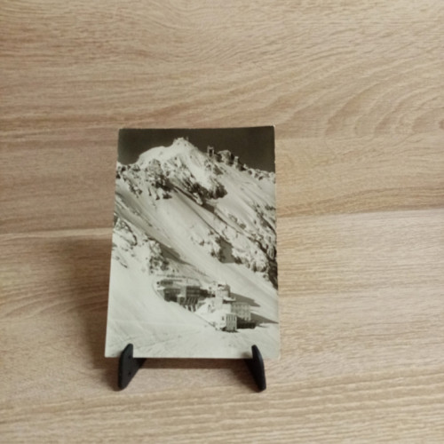 Ansichtskarte-DE-73-Bayerische Zugspitzbahn-Hotel Schneefelderhaus mit Gipfelbahn...