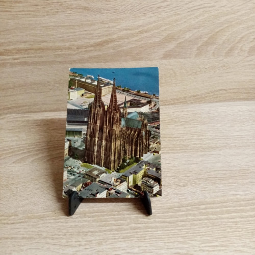 Ansichtskarte-DE-21-Köln am Rhein-Dom-Luftaufnahme.