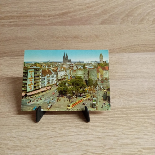 Ansichtskarte-DE-9-Köln am Rhein-Hahnentor am Rudolfplatz.