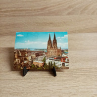 Ansichtskarte-DE-5-Köln am Rhein-Stadtansicht mit Dom.