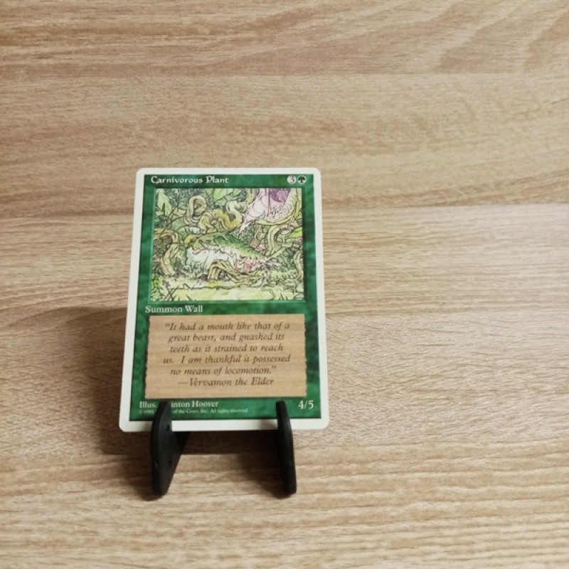 MTG-Magic-Sammelkarte- Vierte Edition - Carnivorous Plant - Einzelkarten