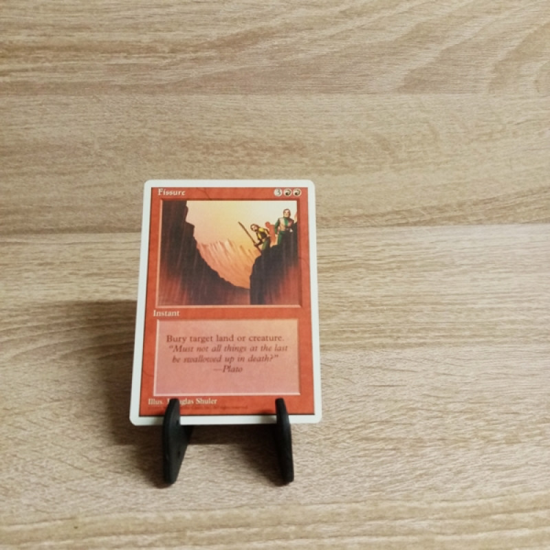 Sammelkarte-MTG-Magic-Vierte Edition - Fissure -
