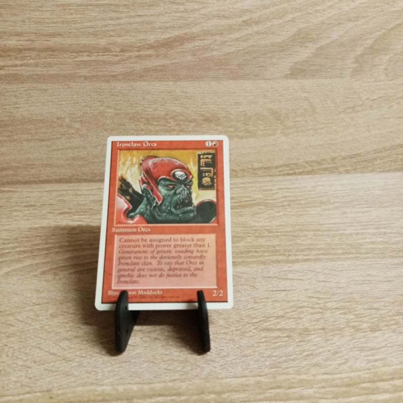 Sammelkarte-MTG-Magic-Vierte Edition - Ironclaw Orcs -