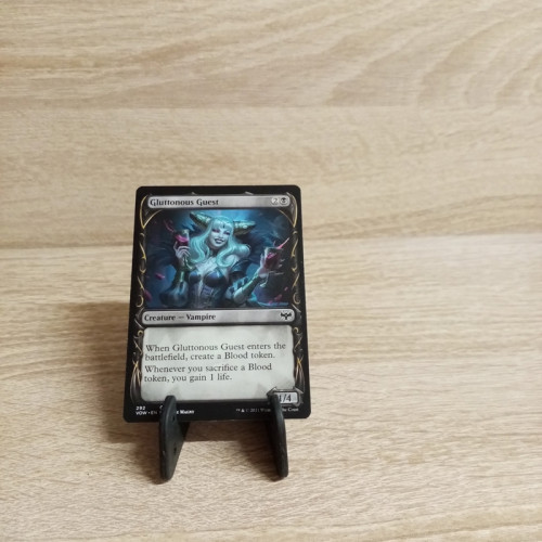 MTG--Sammelkarte-Innistrad: Blutroter Bund: Extras - Gluttonous Guest -