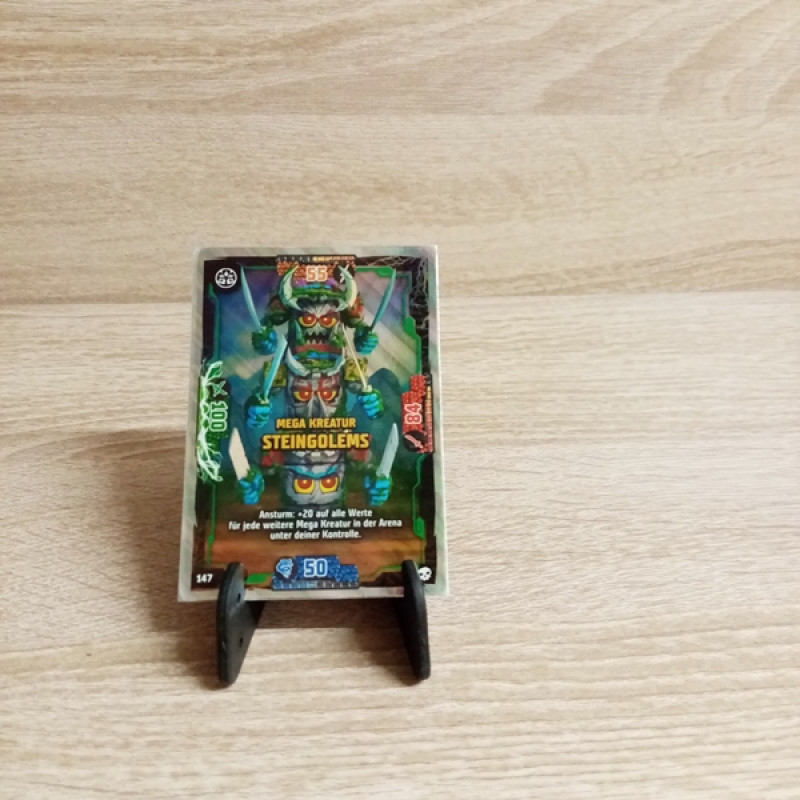Lego Ninjago-Sammelkarte-Nr.147-Mega Kreatur Steingolems.