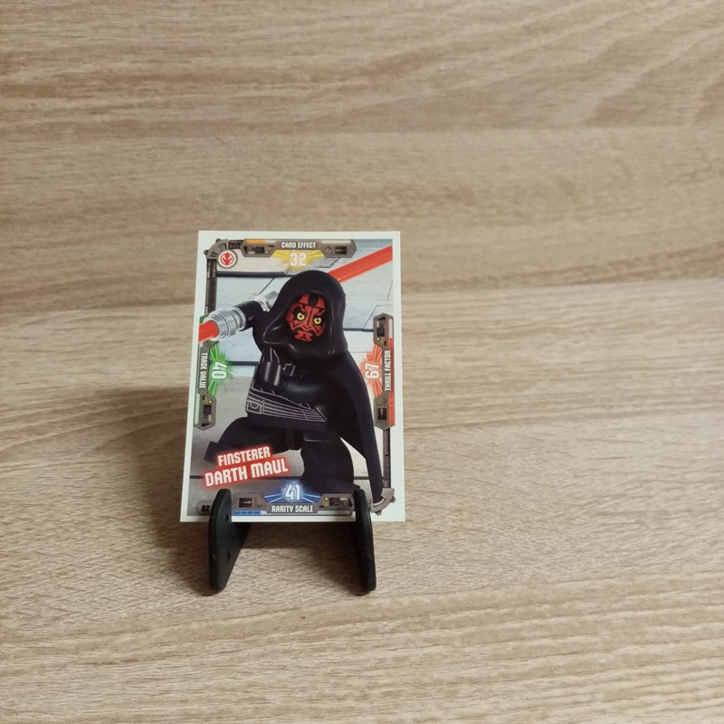 Lego Star-Wars-Sammelkarte-Nr-82-Finsterer Darth Maul