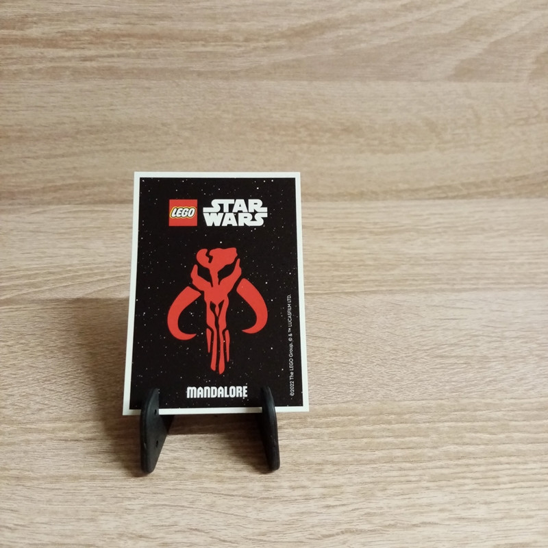 Lego Star-Wars-Sammelkarte-Mandalore
