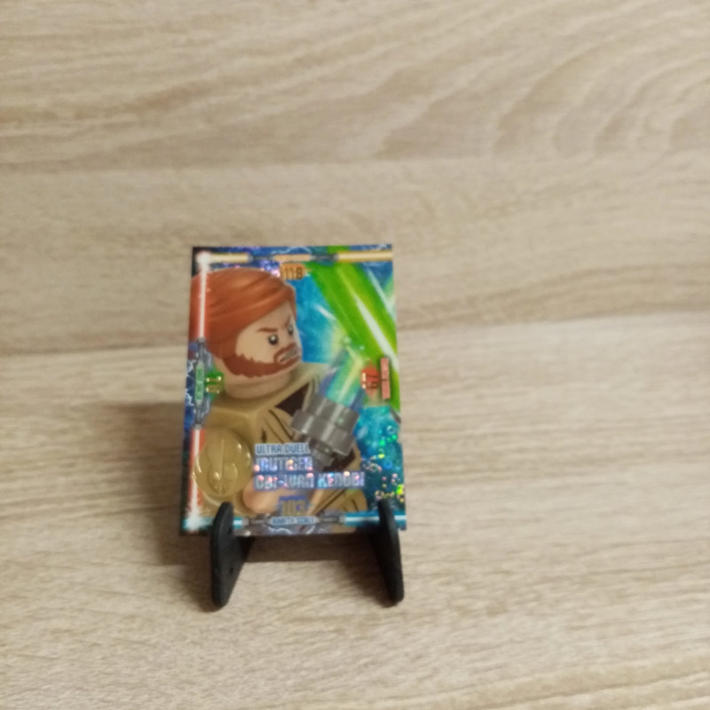 Lego Star Wars Serie 3 Karte Nr. 20 Ultra Duell Mutiger ORI-WAN-KENOBI