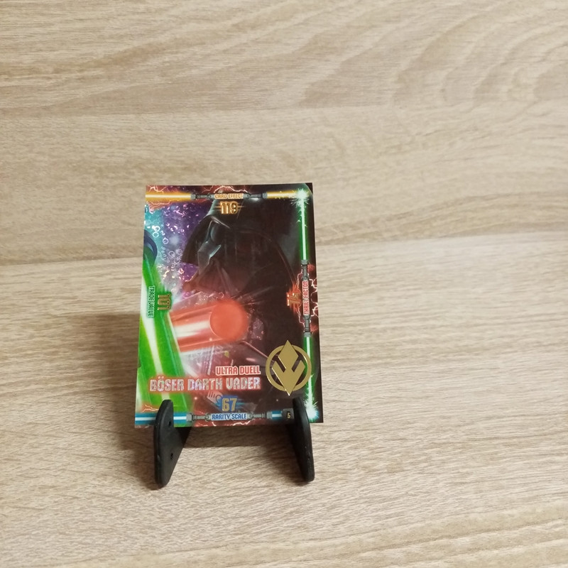 Lego Star Wars Serie 3 Karte Nr. 5-Ultra Duell Heldenhafter Darth Vader