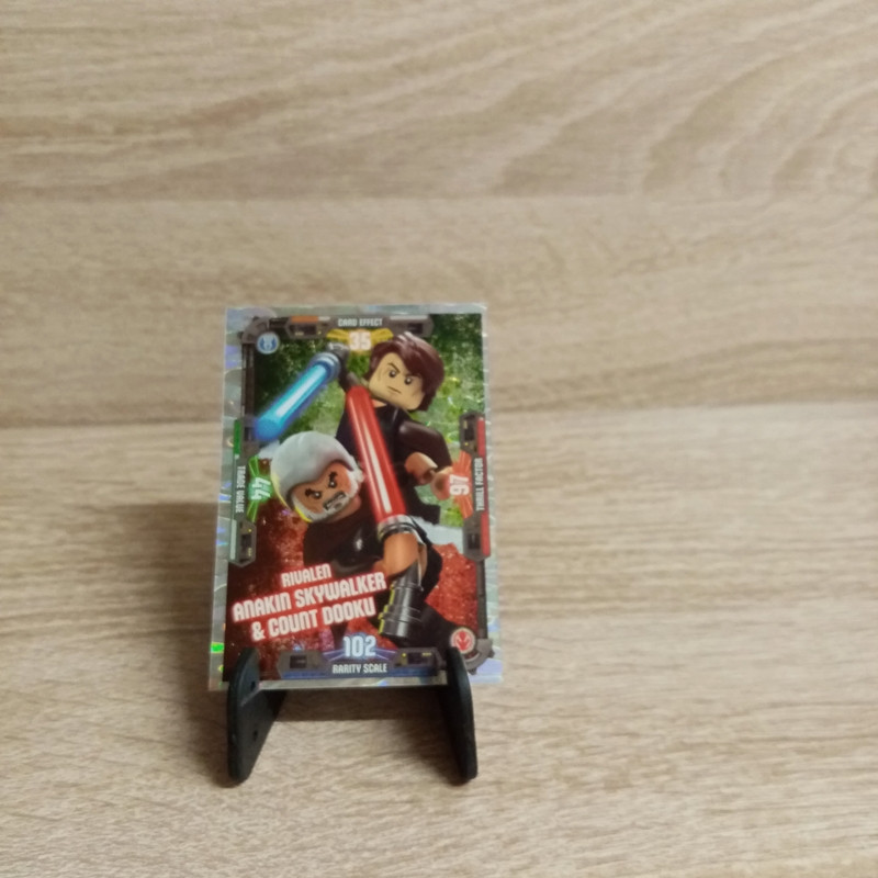 Lego Star Wars Serie 3 Karte Nr. 121- Rivalen Anakin Skywalker & Count Dooku