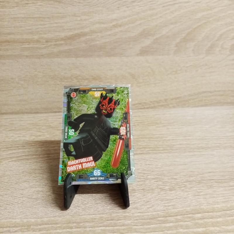 Lego Star Wars Serie 3 Karte Nr. 84-Machtvoller Darth Maul
