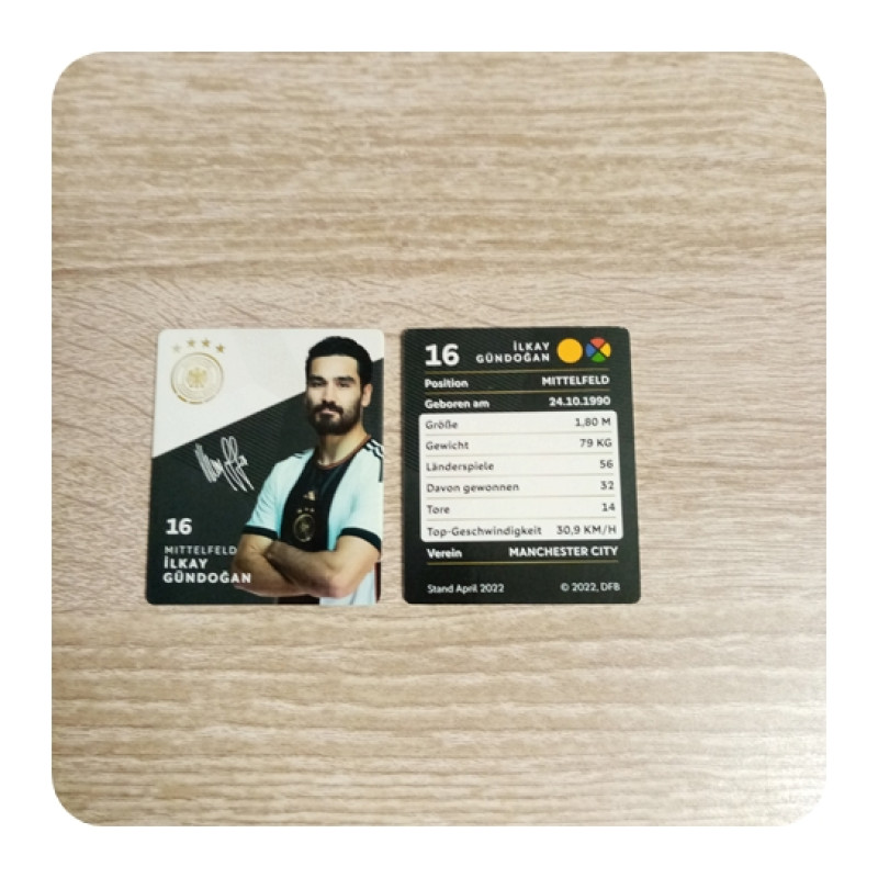 Rewe WM 2022 DFB Sammelkarte - Nr. 16-ILKAY GÜNDOGAN