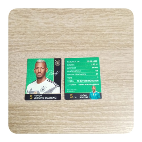 Rewe WM 2018 DFB Sammelkarte - Nr. 5-JAROME BOATENG
