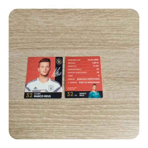 Rewe WM 2018 DFB Sammelkarte - Nr. 32-MARCO REUS