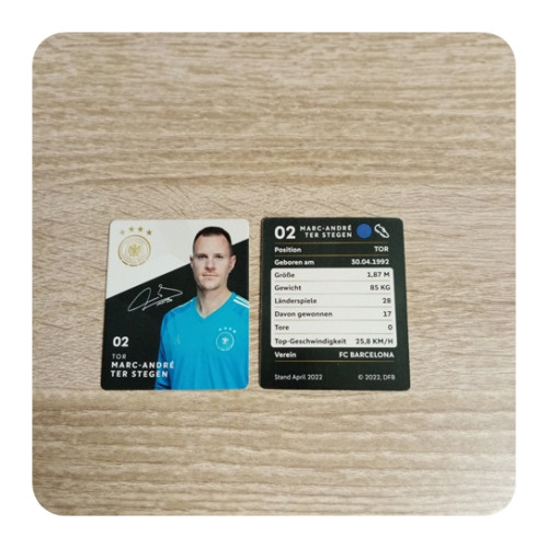 Rewe WM 2022 DFB Sammelkarte - Nr. 02-MARC-ANDRE TER STEGEN