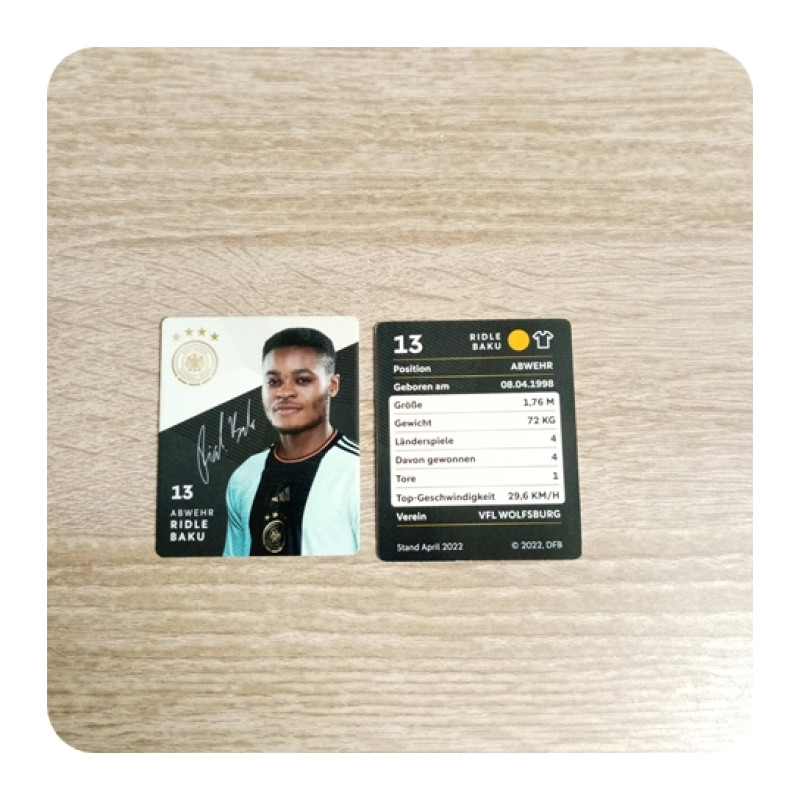 Rewe WM 2022 DFB Sammelkarte - Nr. 13-RIDLE BAKU