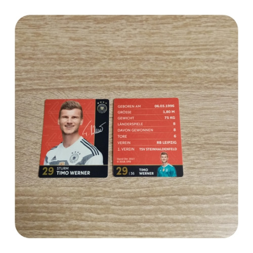 Rewe WM 2017 DFB Sammelkarte - Nr. 29-TIMO WERNER
