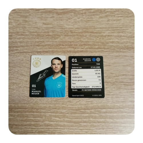 Rewe WM 2022 DFB Sammelkarte - Nr. 01-MANUEL NEUER