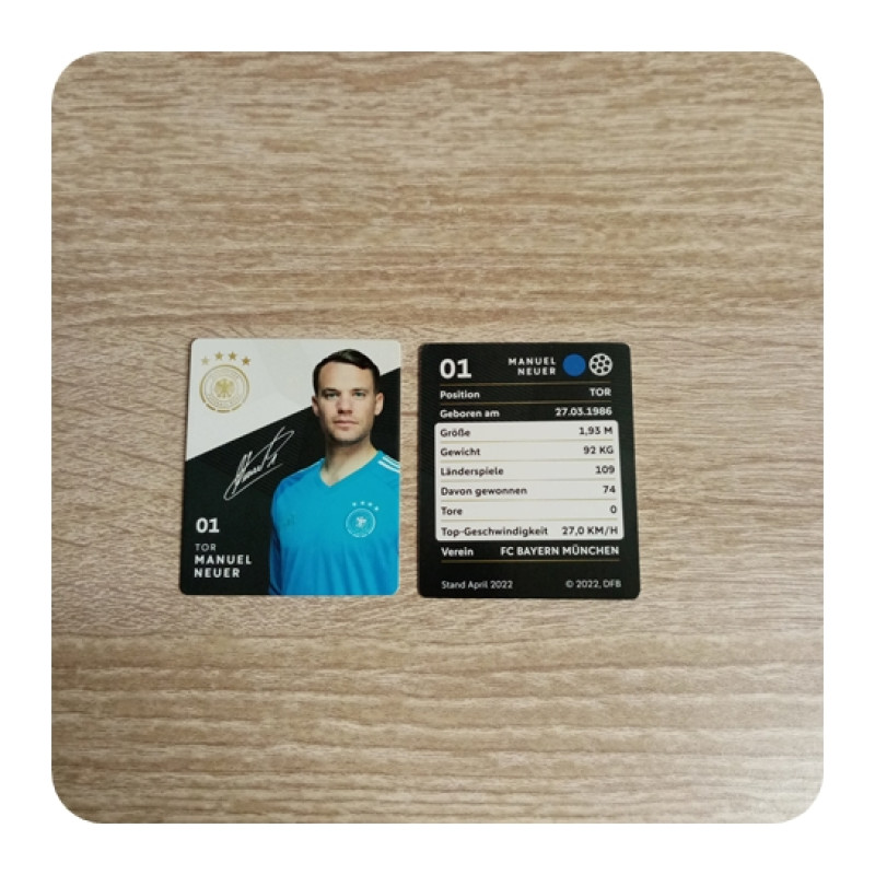 Rewe WM 2022 DFB Sammelkarte - Nr. 01-MANUEL NEUER