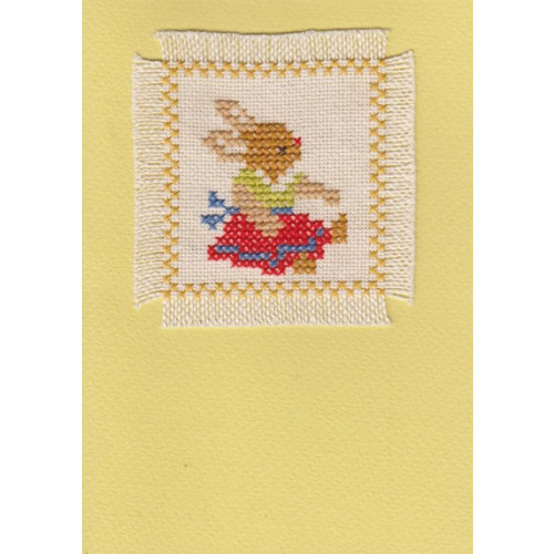 Osterkarte  Hasenmädchen (O1,1)